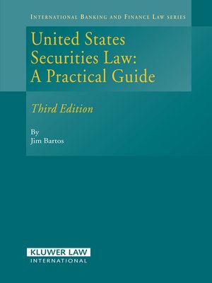 cover image of United States Securities Law